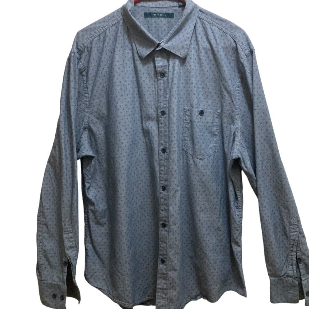 Perry Ellis long sleeve button down men's XL